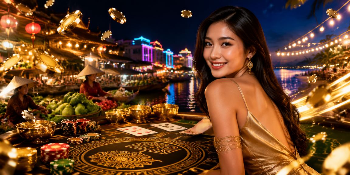 Không khí baccarat neon vùng Mekong gợi thuật ngữ bonus casino